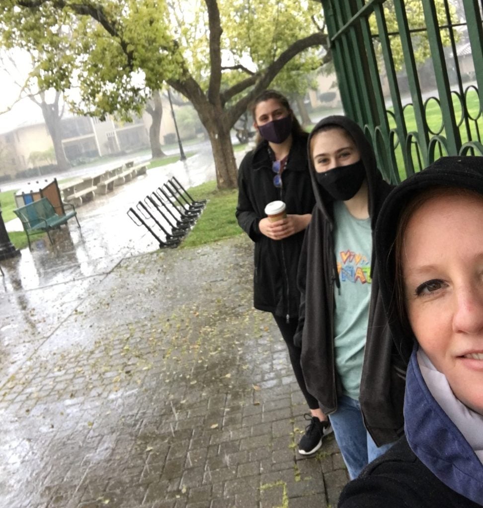 Our lab outing to celebrate Lauren joining our lab! Of course it rained.