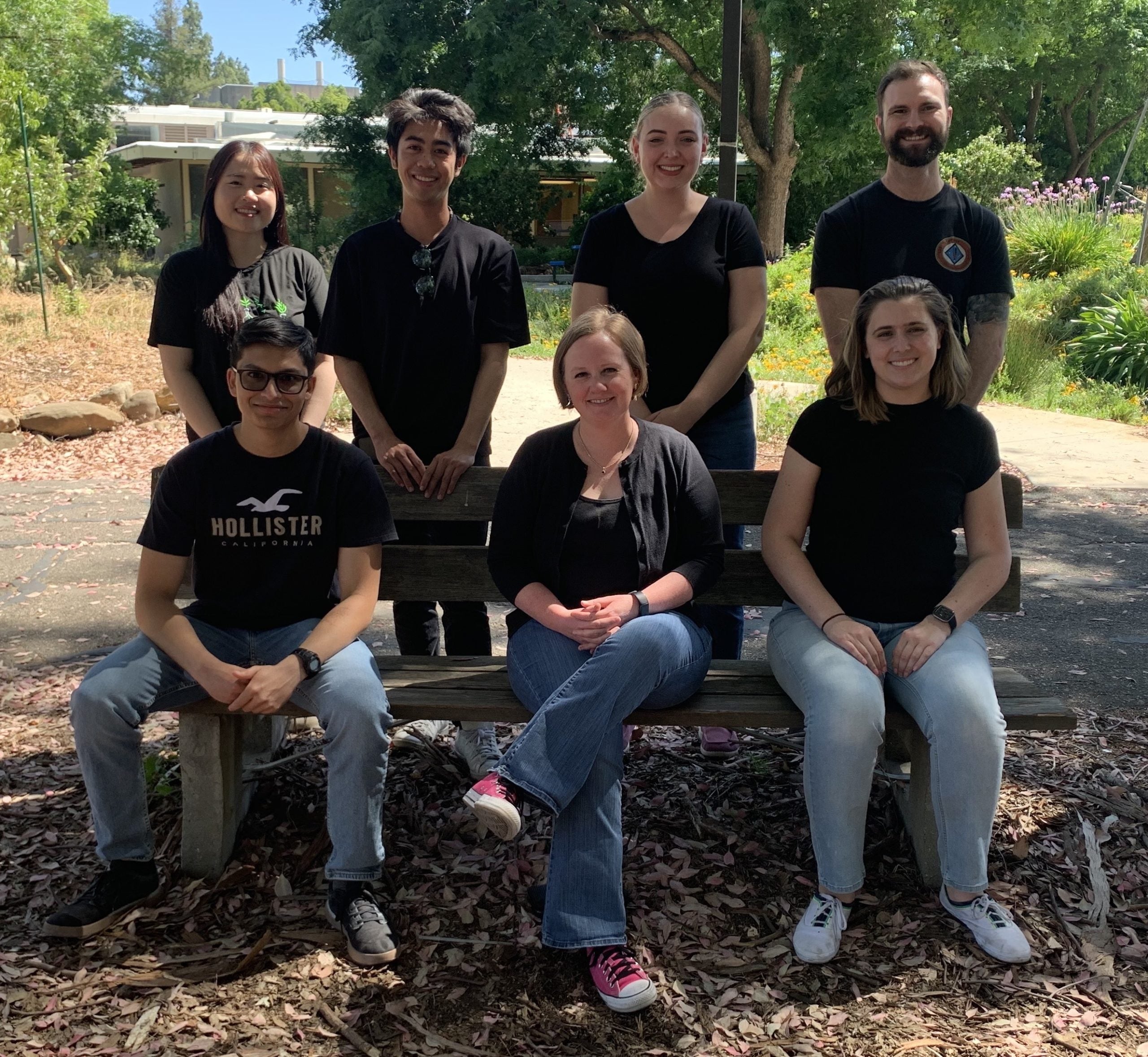 The Cash Lab dressed in black shirts and jeans